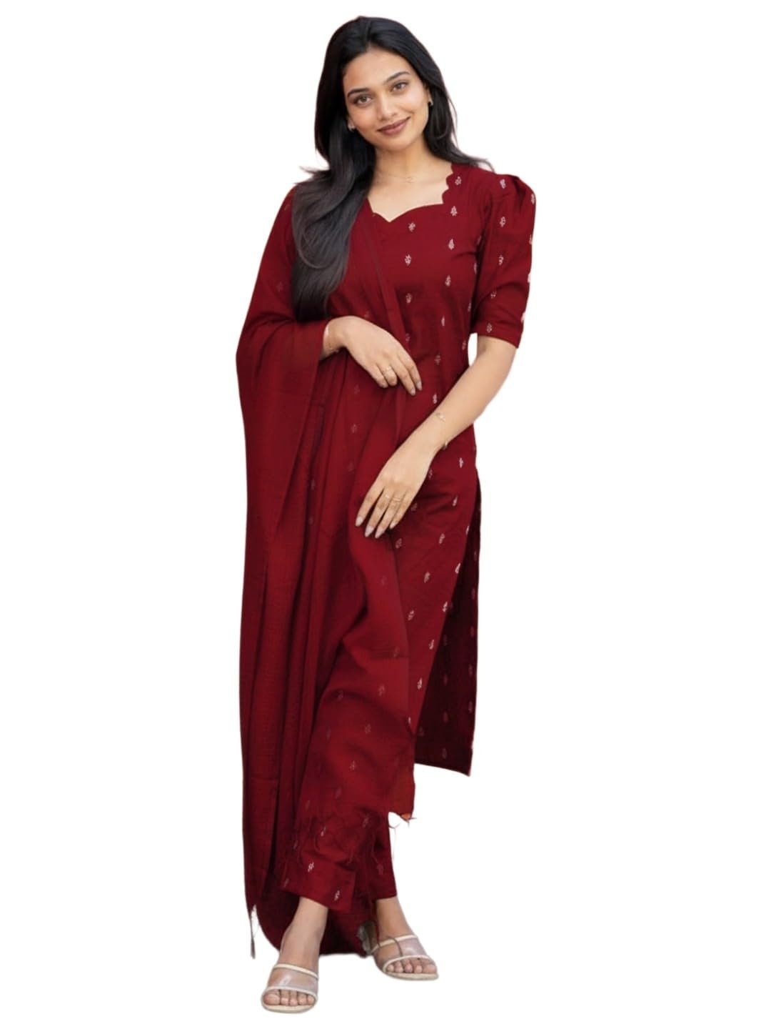 ANNI Designer Women’s Purple Printed Kurta Set