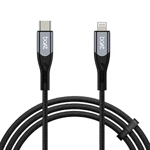 boAt Type C to Lighting Cable for 27W Fast Charging