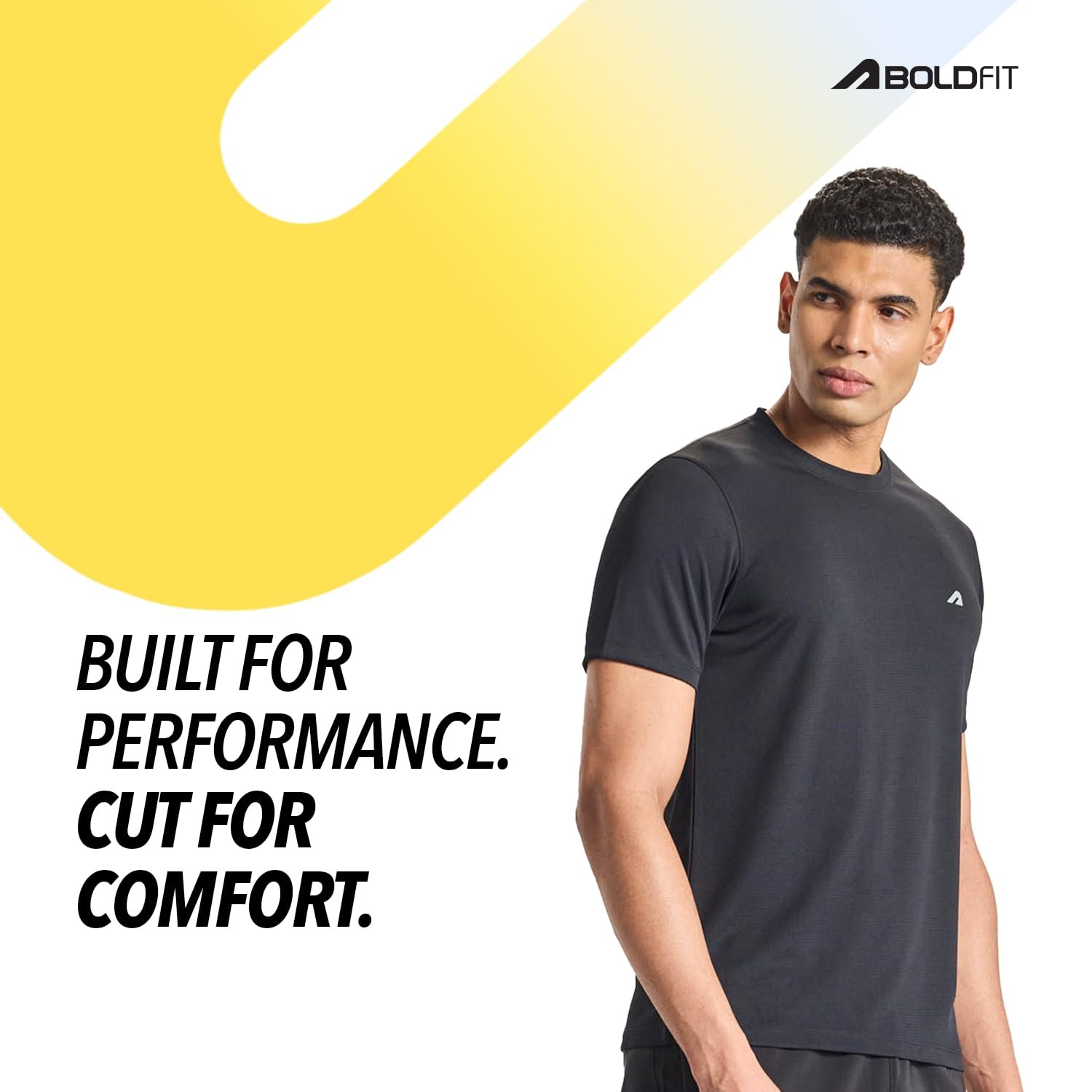 Boldfit Tshirt for Man Regular fit Gym t Shirts for Men Workout Active wear t Shirt for Man Running Mens t-Shirts Running Tshirt for Men Workout Gym wear Mens, Polyester - Image 5