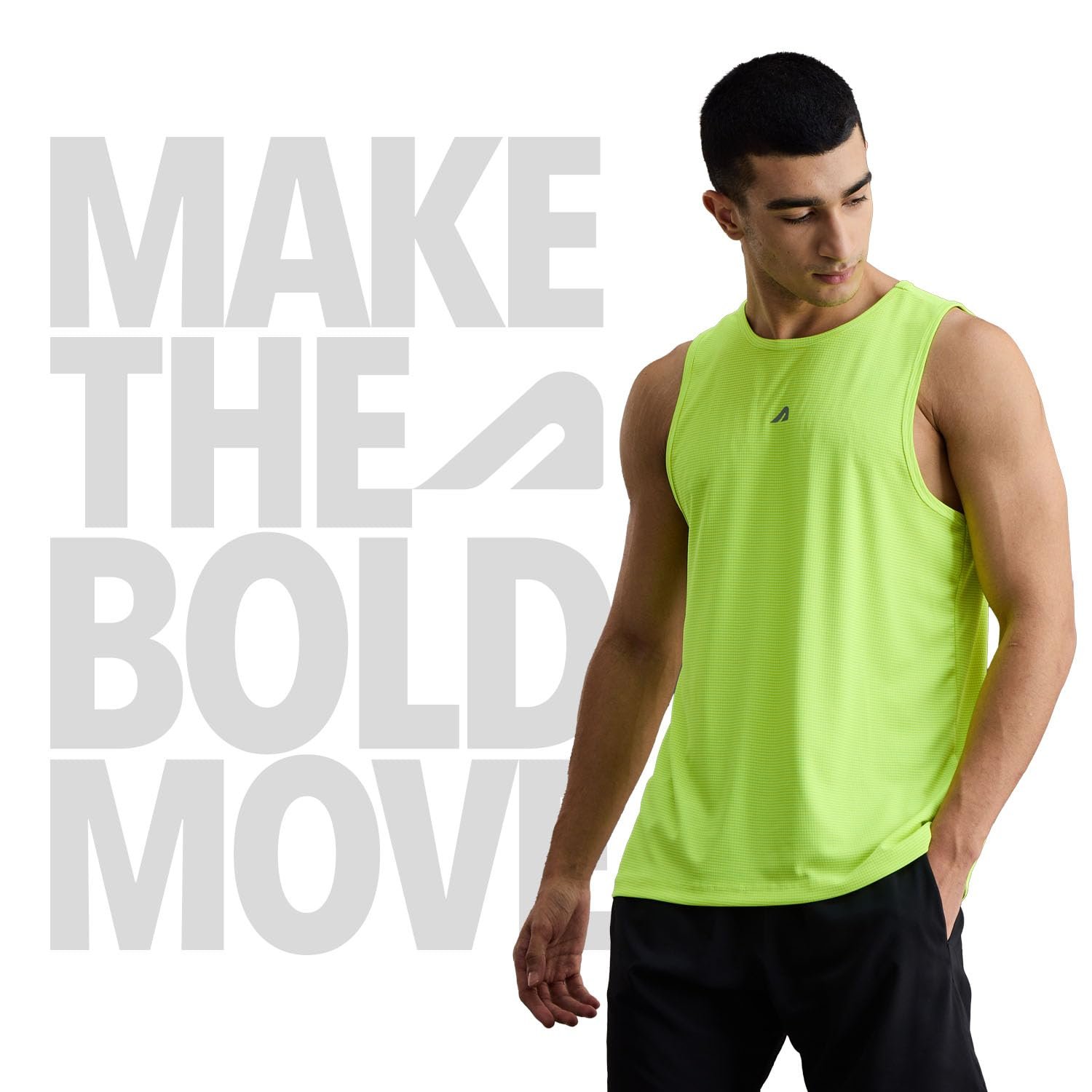 Boldfit Men's Polyester Regular Fit Vest - Multipurpose Sando for Gym, Running, Outdoor - Sleeveless Undershirt, Round Neck Baniyan - Quick Drying, Breathable - Image 7