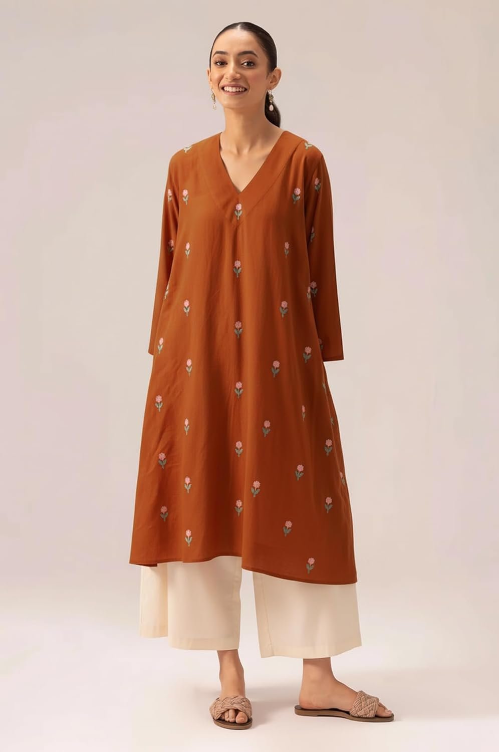 ANNI DESIGNER Viscose Blend Kurta for Women - Image 5