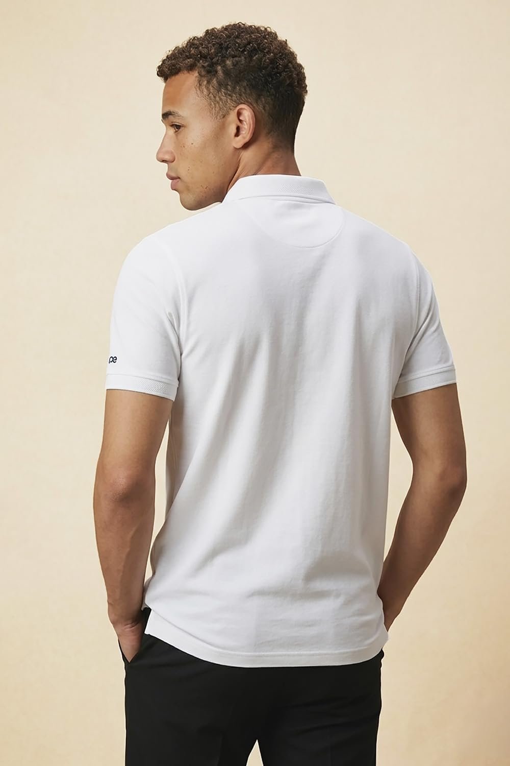Peter England Men's Everyday Solid Regular Fit Polo - Image 2