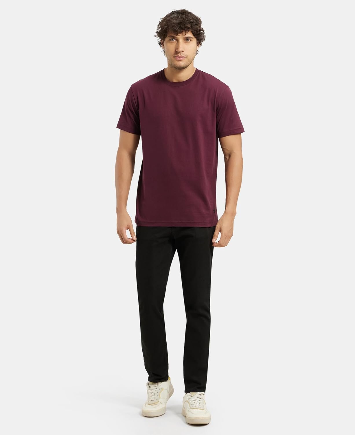 Jockey 2714 Men Super Combed Cotton Rich Round Neck Half Sleeve T-Shirt - Image 6