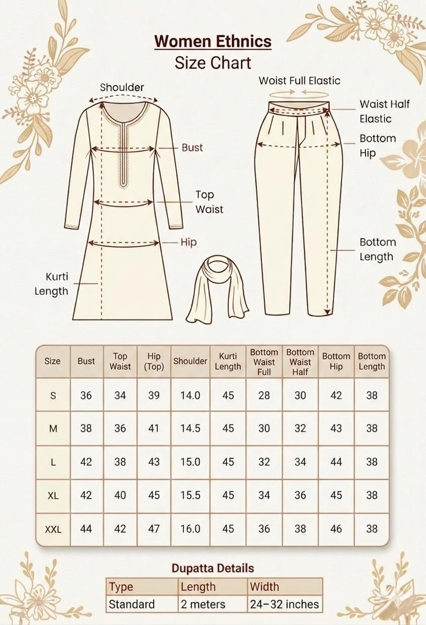 Women Embroidered Kurta Pant Set with Dupatta - Image 4