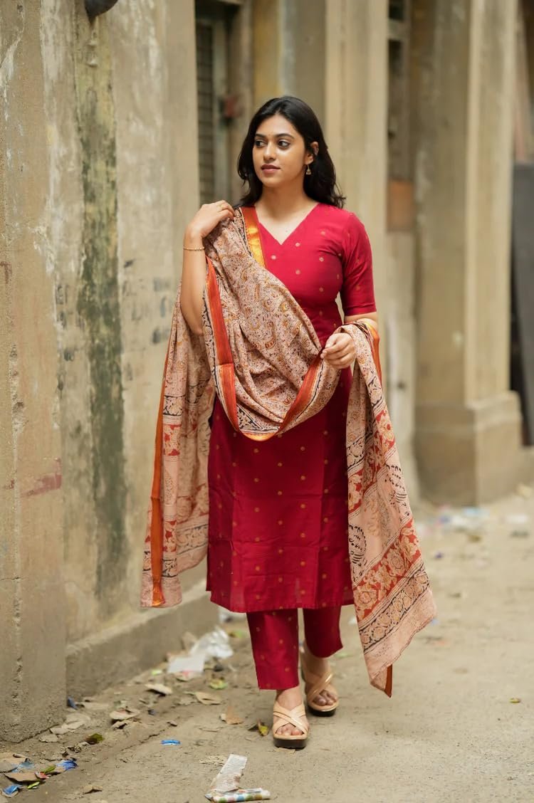 GoSriKi Kurta Set Women Viscose Printed - Image 2