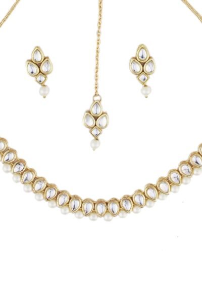 Karatcart Traditional Kundan Jewellery Set for Women