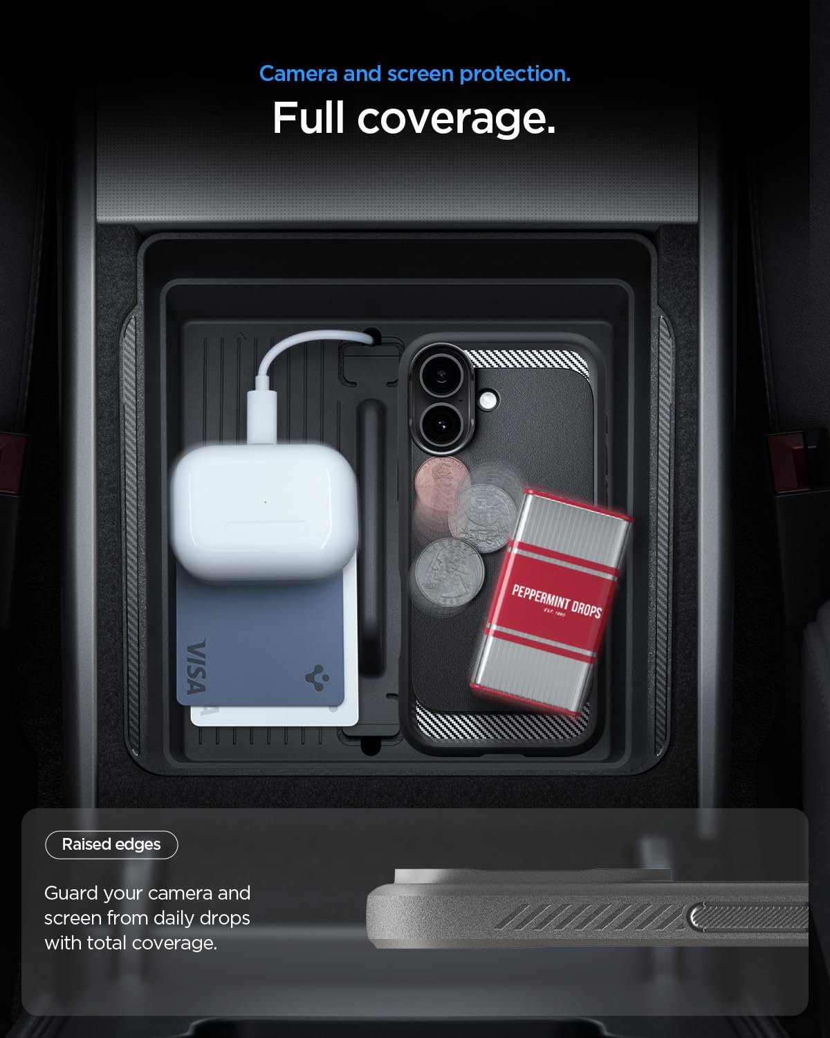 Spigen Rugged Armor MagFit Back Cover Case for iPhone 17, MagSafe Compatible, Resilient Shock Absorption - TPU - Image 5