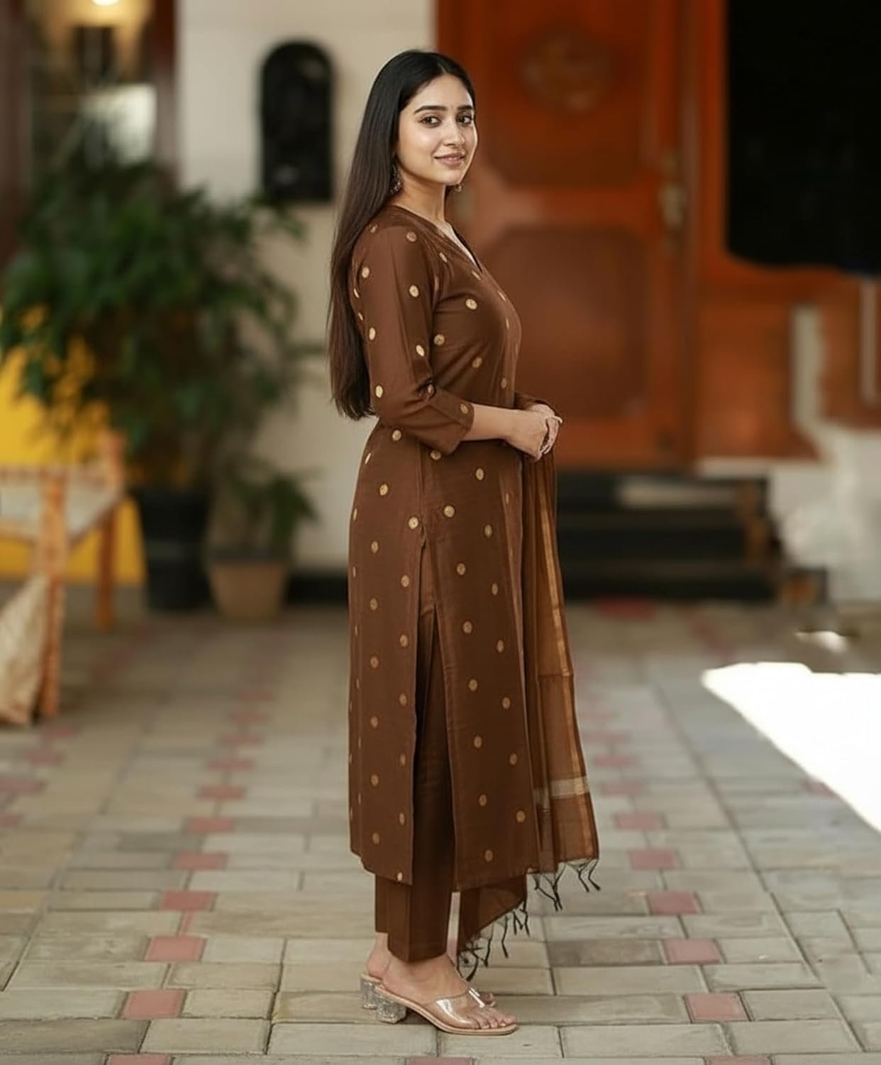 GoSriKi Viscose Printed Kurta for Women - Image 3