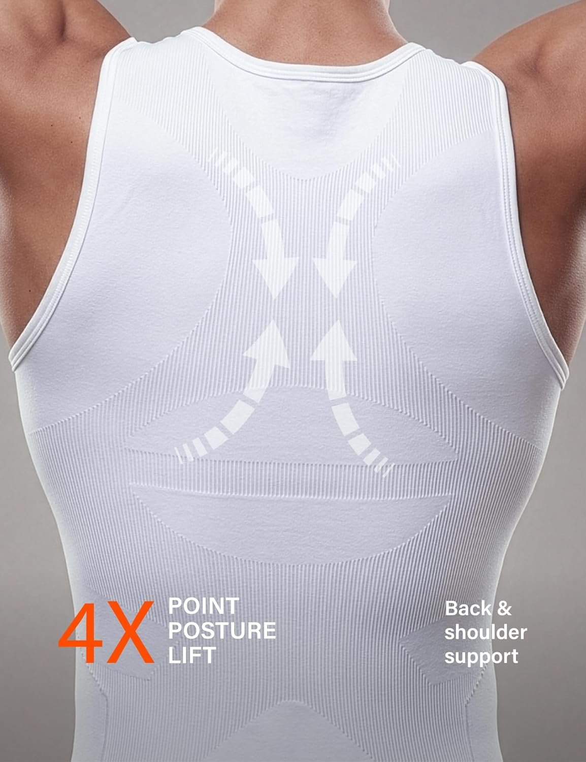 DAMENSCH Form Shapewear for Men, Comfortable and Stretchy Body Shaper for Man, Posture Correcting Tummy Tucker, Breathable Gynecomastia Compression T Shirt, Ideal for Parties Shirt Tucker for Men - Image 3