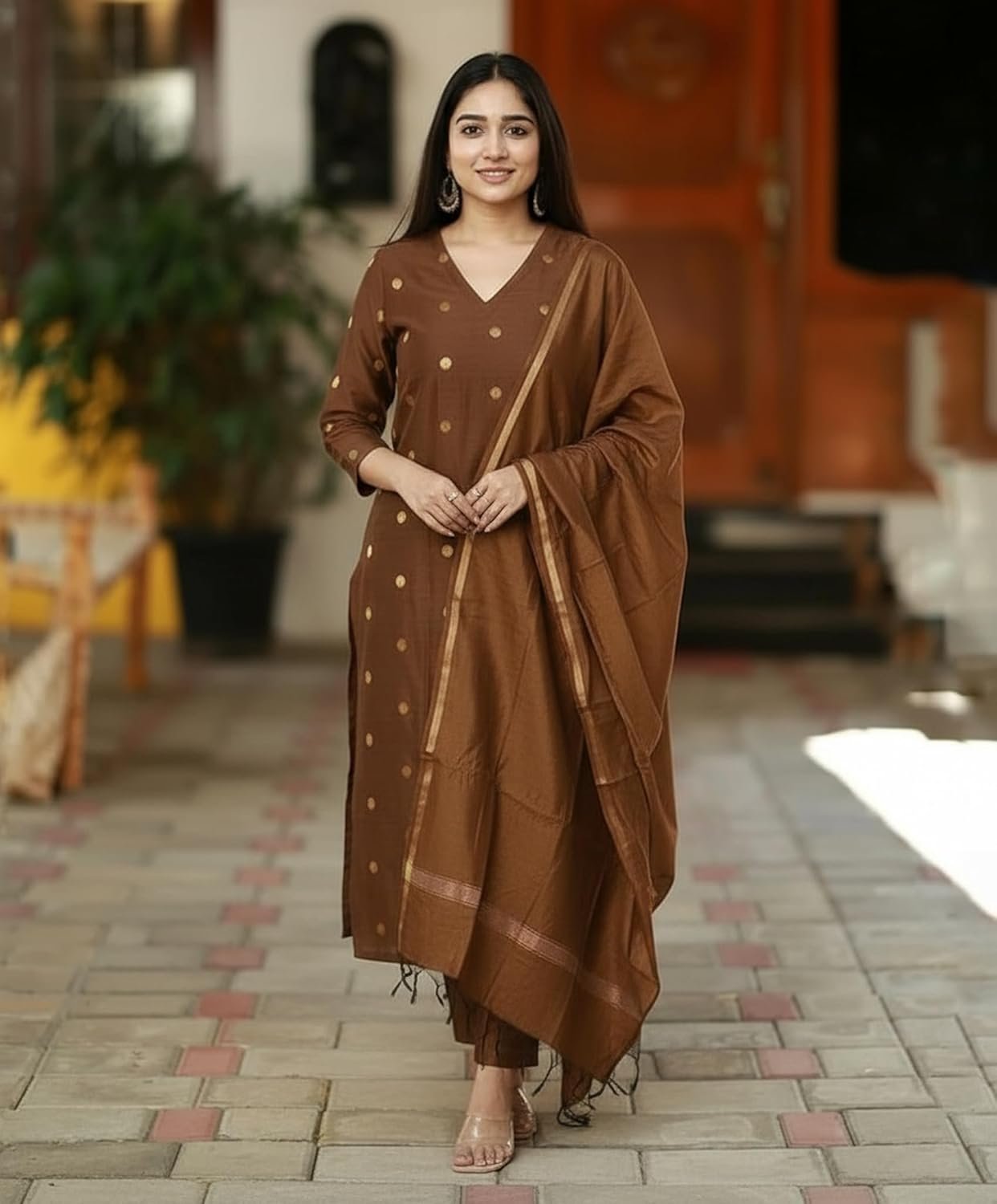 GoSriKi Viscose Printed Kurta for Women - Image 4