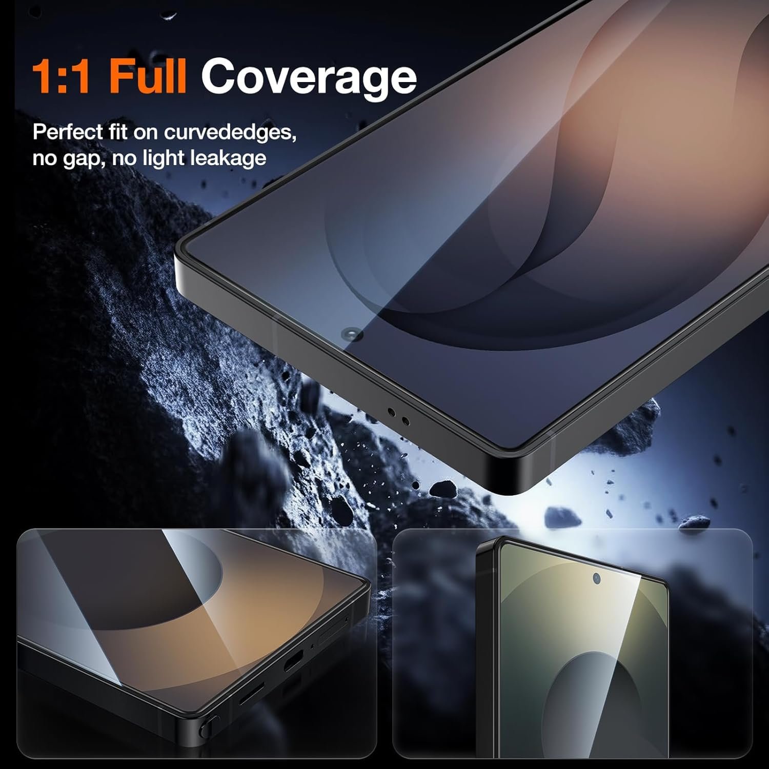 OpenTech® Military-Grade Gorilla Tempered Glass for Samsung Galaxy S26 Ultra with Fingerprint Unlock, Edge to Edge Coverage - Case Friendly, Anti-scra - Image 8