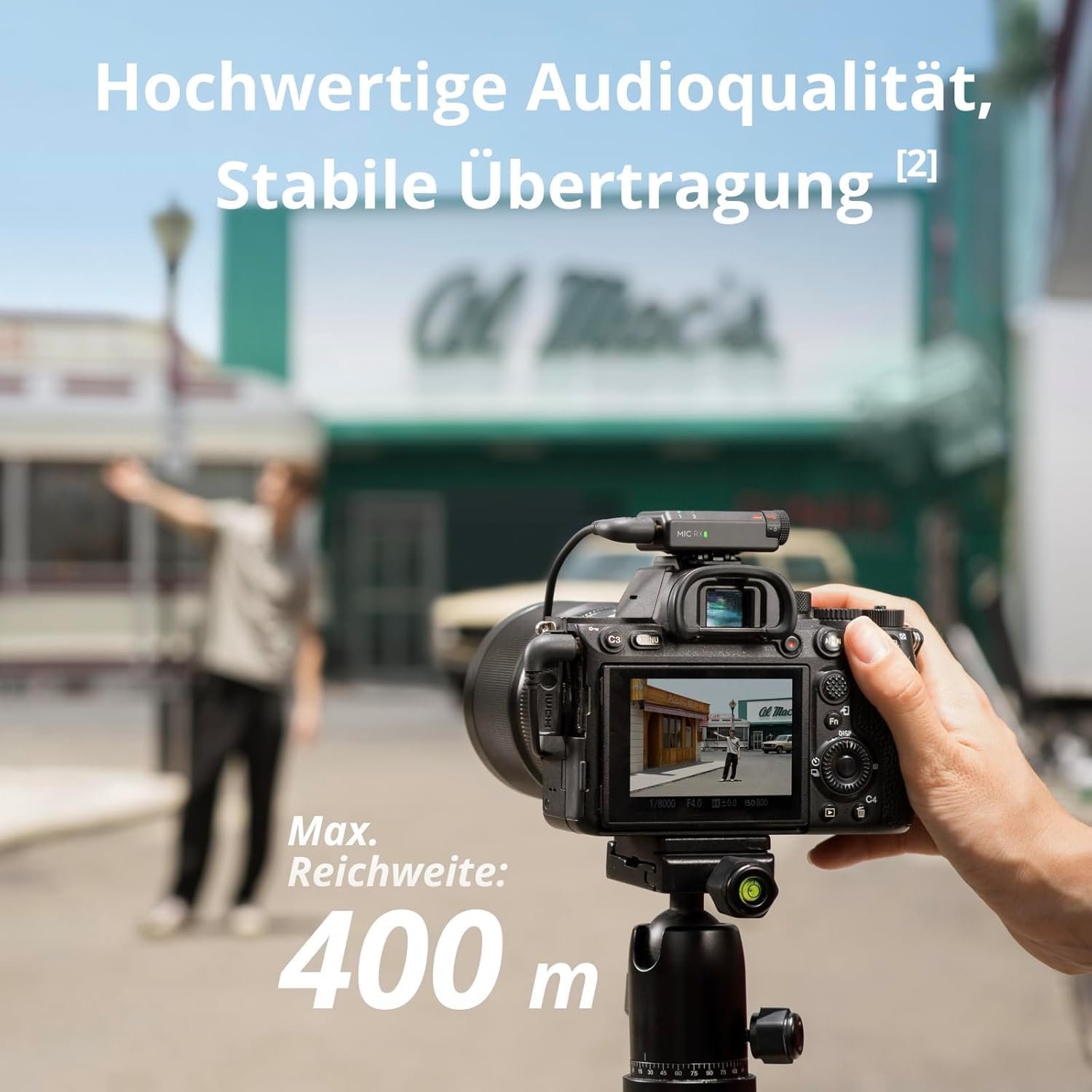 DJI Mic Mini (2 Transmitters + 1 Receiver + Charging Cradle), Ultra Light, Detailed Audio, 48 Hours Use, Noise Cancelling, Auto Limit, Wireless Microp - Image 3