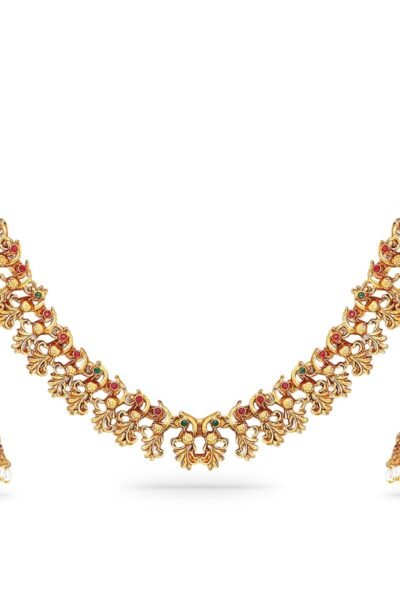 Rubans Necklace Set Gold Plated Jewellery Gift for Women & Girls