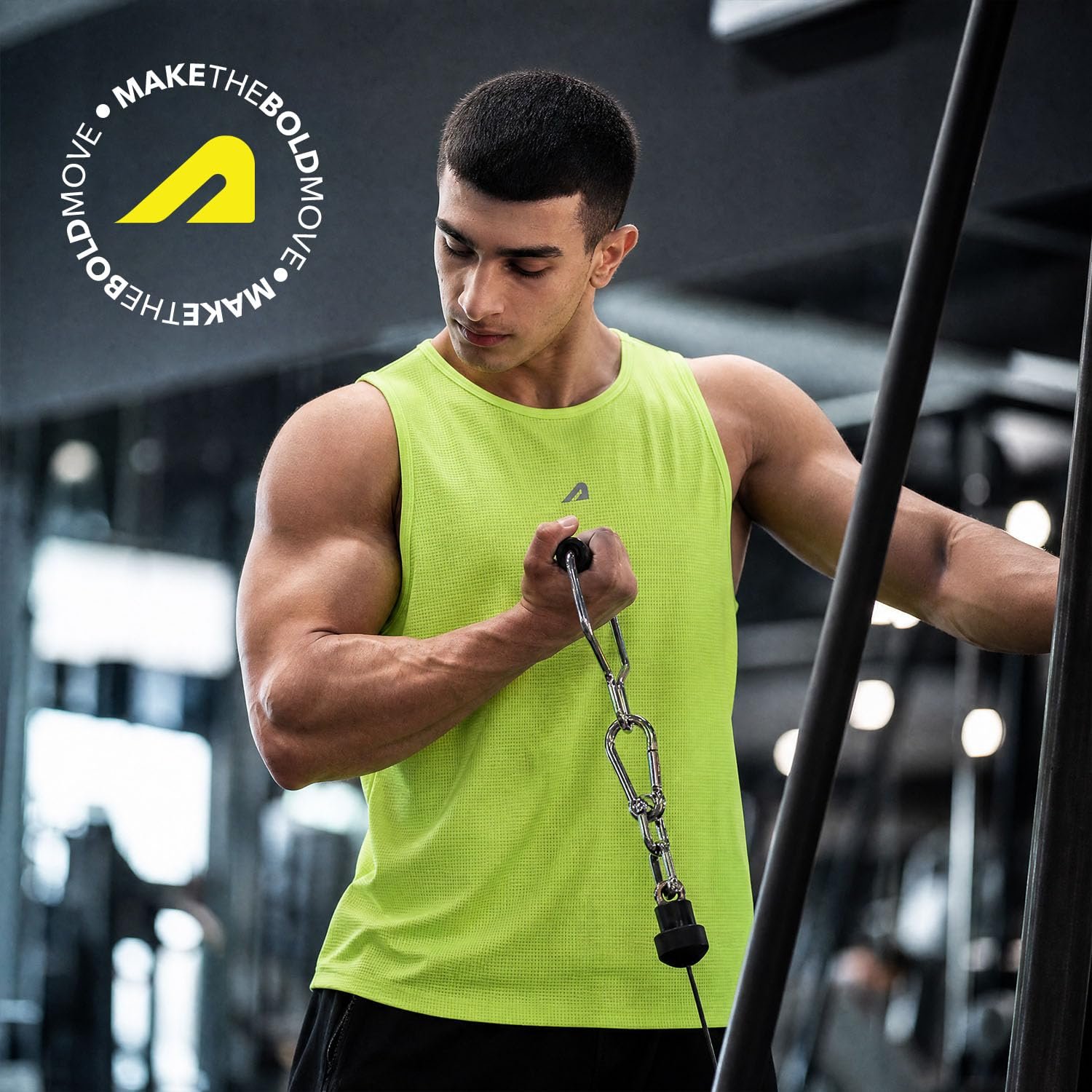 Boldfit Men's Polyester Regular Fit Vest - Multipurpose Sando for Gym, Running, Outdoor - Sleeveless Undershirt, Round Neck Baniyan - Quick Drying, Breathable - Image 5