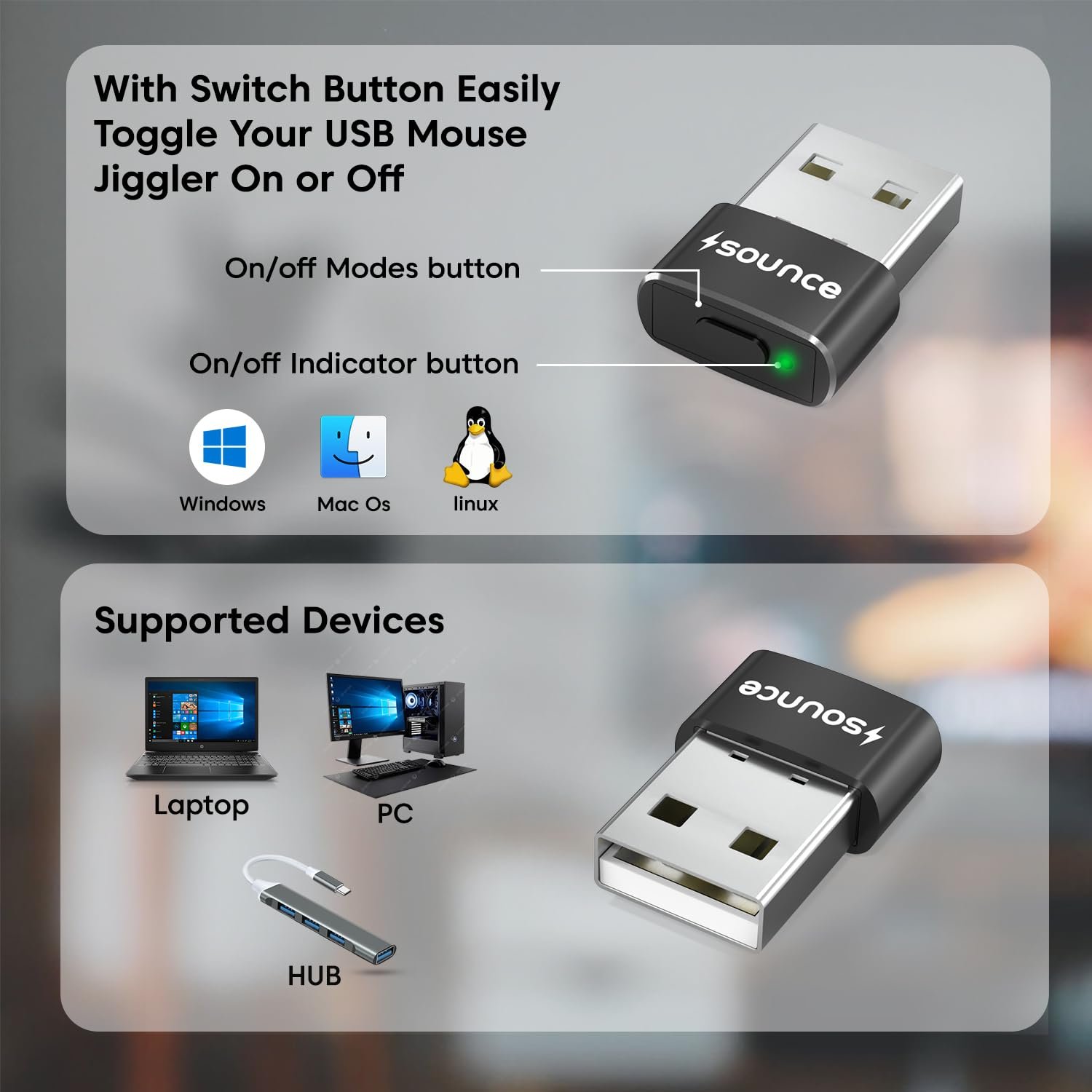 Sounce USB Mouse Jiggler & Auto Clicker - Image 4