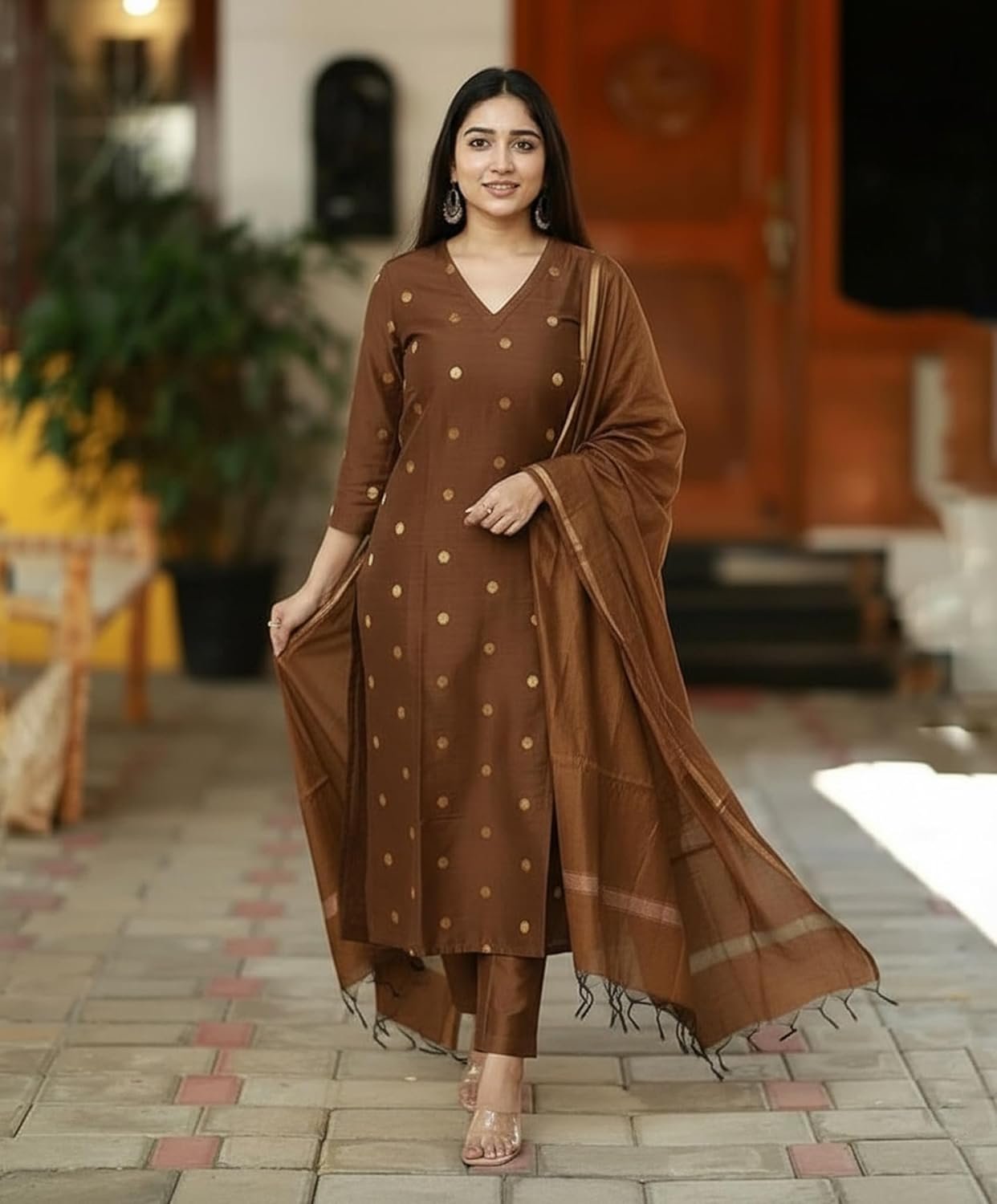 GoSriKi Viscose Printed Kurta for Women - Image 5