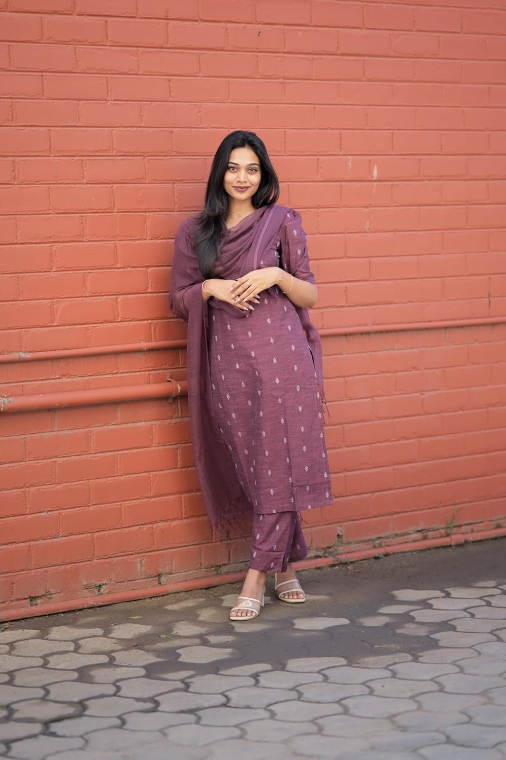 GoSriKi Kurta Set for Women Viscose Printed - Image 2