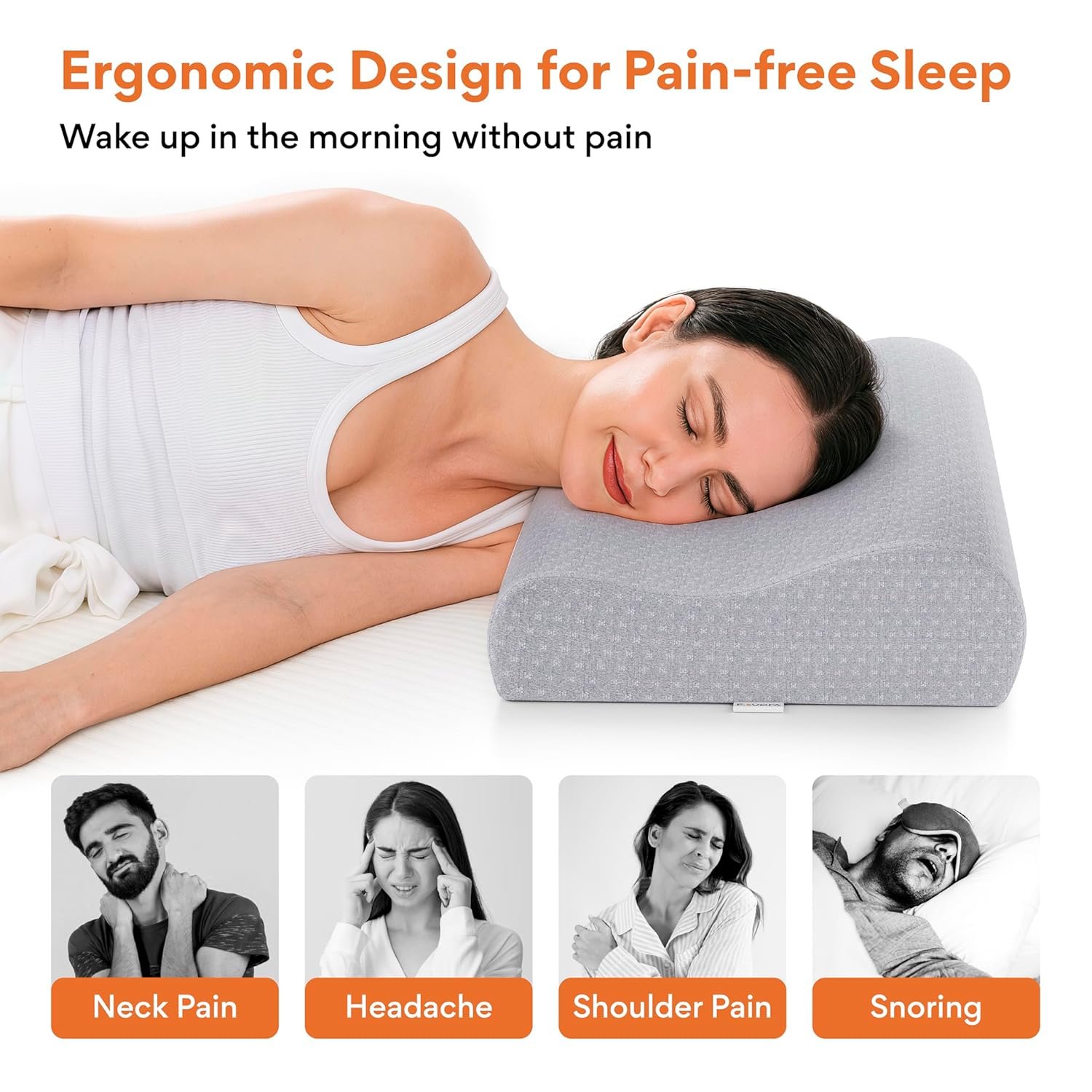 FOVERA Cervical Pillow for Neck Pain - Image 4