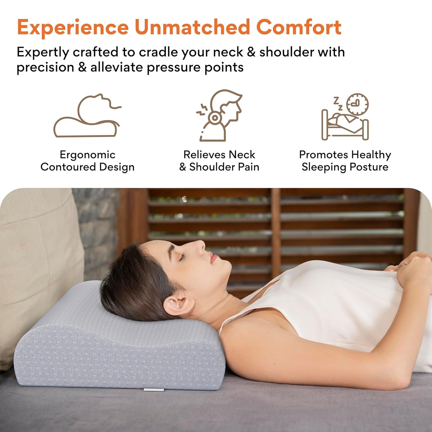 FOVERA Cervical Pillow for Neck Pain - Image 5