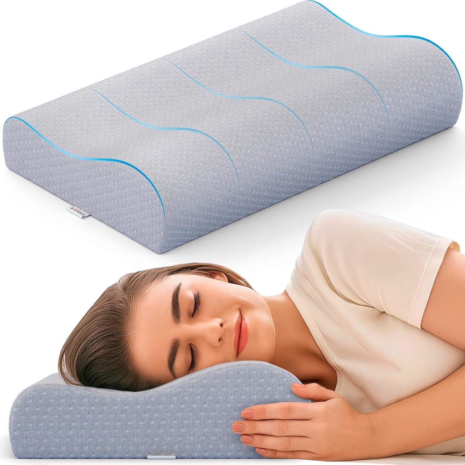 FOVERA Cervical Pillow for Neck Pain